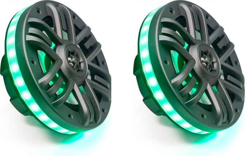 Морская акустика 6,5" с RGB, с подсветкой по контуру, Marine Rocket