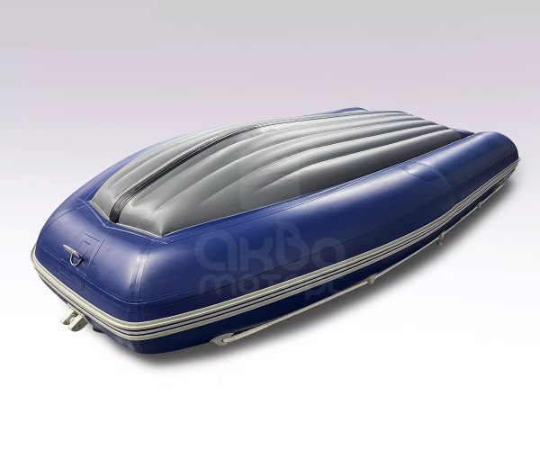 Лодка пвх SOLAR 380 К (оптима) синий + мотор HIDEA HD9.9FHS PRO (20 л.с.)