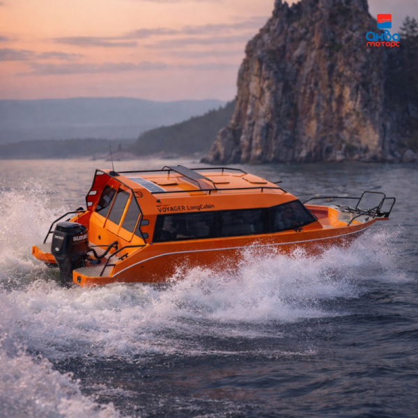 Катер VOYAGER LongCabin (Такси), оранжевый